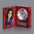 Sanibel Clock Award w/ Chrome Trim